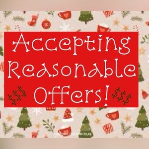 Reasonable offers accepted!